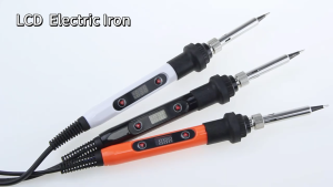 12 IN 1 80W 220V Electric Soldering Iron Set  LCD Display Temperature Adjustable Welding Kit