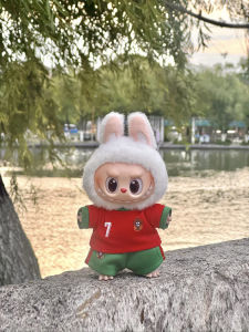 Sporty Labubu Doll Outfit 17cm Football Kit Sports Set for Third Generation Toys in Stock Trendy Plaything Doll Clothes