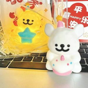1Pc Puppy Night Light Cute Line Dog LED Night Lamp Sleep Lamp Bedroom Bedside Night Atmosphere Lamp for Kids Baby Gifts