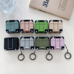 เคสรถเข็นสามมิติสร้างสรรค์ขั้นสูงพร้อมที่ใส่แหวนหูฟังสําหรับ AirPods 4 Pro หรือ Pro 2