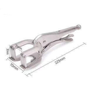 9 Inch U-Shaped Welding Locking Pliers Adjustable Multifunctional Metal Welding Clamp Plier Quick-lock Release for Easy Removal