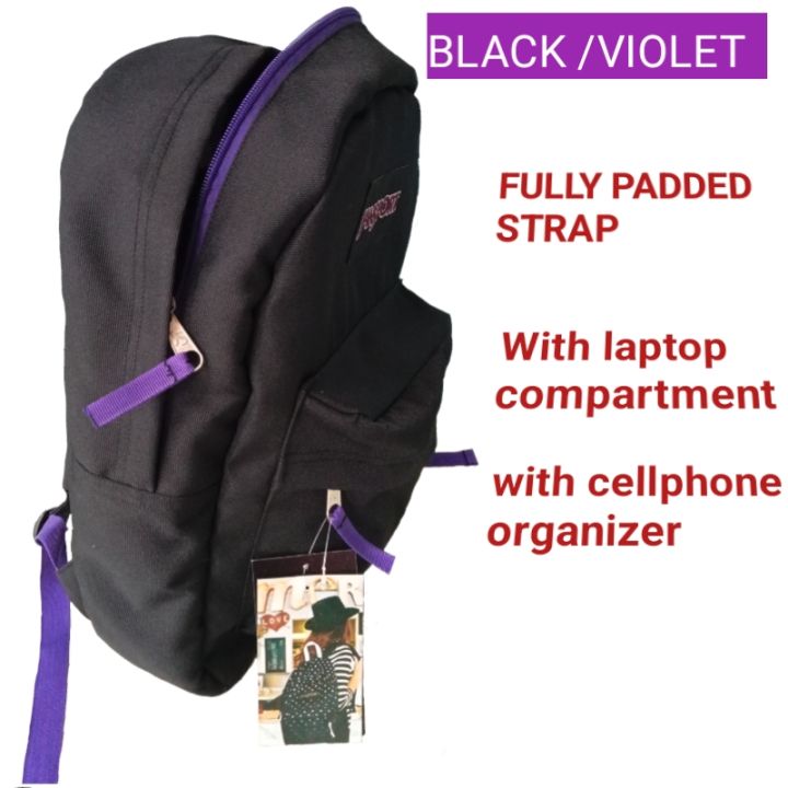 dark purple jansport backpack Superbreak - Violet You still get two large main compartments JanSport Big Plans - Tiny