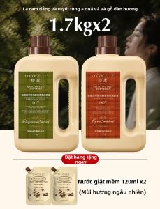 Lycocelle | Nước Giặt Sạch Vi Khuẩn Diệt Mạt Chăm Sóc Màu Sắc Hương Thơm Lâu Trôi - Gỗ Đàn Hương Sữa Vả