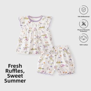 TONGLIANCHUXIN | Cute Cotton Summer Outfit Set