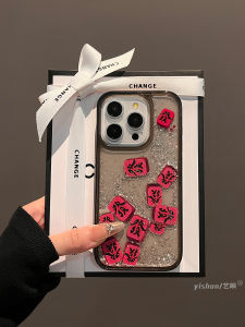 Luxury Fashion Creative Mobile Phone Case for  15 pro Max Womens Style Good Luck Wealthy Flowing Mahjong Design Protective Shell
