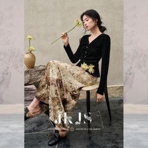 JK&JS | Áo Khoác Áo Sơ Mi Phong Cách Trung Quốc Mới