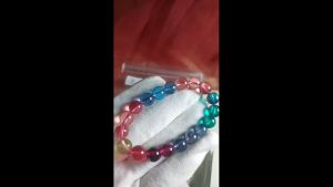 Ready Stock- Sugar candy tourmaline crystal bracelets Women Girl Bracelets Fashion Jewelry Accessories 糖果碧玺手串 水晶手链