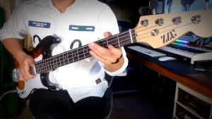 ZLG Electric Bass Set: Sunburst Color Musical Instrument