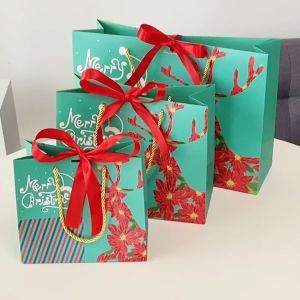 Christmas bags gift bag paper bag New Year Gift Bag Sako Bag Merry Xmas