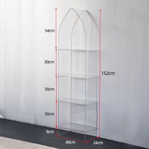 GAOSHI | Modern Nordic Bookshelf Acrylic Book Storage