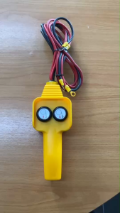 สวิตช์มือจับเครนควบคุมระยะไกลแบบกว้านไฟฟ้าสวิตช์ป้องกันการสึกหรอ12V-24V พร้อมส่ง