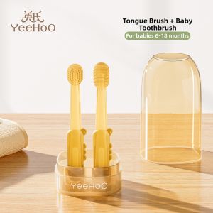 Baby Teeth Cleaning Toothbrush for Mouth and Tongue 0-18 Months and Older