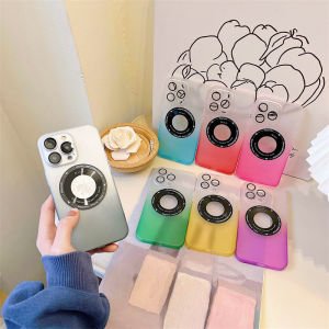 [Với Tấm Dán Bảo Vệ Ống Kính] Ốp Lưng KISSCASE Gradient Bằng Nhựa PC Mờ Cho IPhone 14 Pro Max/ 14 Plus/14 13 Pro Max 12 11 Ốp Lưng Bảo Vệ Toàn Bộ Điện Thoại Sạc Không Dây Vỏ Điện Thoại