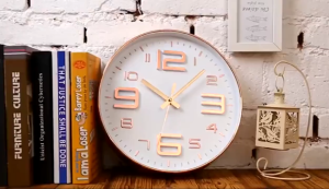 【local delivery】Modern Design Exquisite Wall Clock Silent Quartz Watch Wall Clock Home Office Living Room/30cm Jam Watch Wall Clock