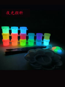 Super Bright Fluorescent Paint Night Glow Wall Drawing Waterproof Non-fading Ultra-luminous Acrylic Fluorescent Pigment Liquid