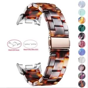 Colorful Resin Strap For Samsung Galaxy Watch 8 9 40 44mm 8Classic 46mm Smart Watch Replacement Band For Galaxy Watch Ultra2025