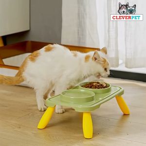 CleverPet ชามให้อาหารแมว ชามแมวยกสูง ถ้วยข้าวสุนัข ชามอาหารหมา ชามแมว Pet Food Bowl