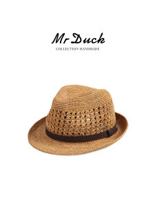 Mr DUCK | Handwoven Hollow Design Beach Hat