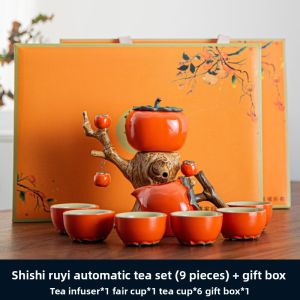 GIANXI | Good Fortune Meaning Tea Set Gift Box High-end Luxury Home Use