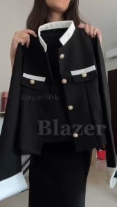 ARS Charlotte Blazer Terbaru - Korean Blazer Wanita Lengan Panjang - Outer Blazer - Blazer Kerja