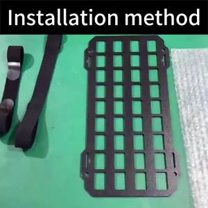 Sun Visor Organizer Tactical Car Hanging Plate Visor Off-Road Vehicle Multifunctional Molle Interior Modification Device Object