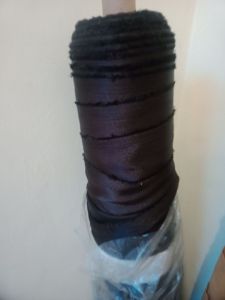 BAHAN KAIN PER 1/2 (SETENGAH METER) SATIN VELVET SILK MENGKILAT REMIUM - PLUM