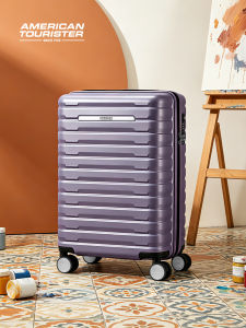 American Tourister | Business Purple Striped 28 Inch Luggage