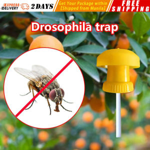 ❤️【Same Day Delivery】Fruit Fly Trap Killer Plastic Yellow Drosophila Trap Fly Catcher Pest Insect control For Home Farm Fly Trap Killer Plastic Yellow Drosophila Trap Fly Catcher Pest Insect Control For Home Farm Orchard ZMS-Fruit-Fly-Killer-Yellow