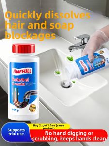 ONEFULL | Drain Cleaner Strongly Dissolves Hair Clogs