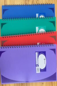 สมุด บันทึก บัญชี มุมมันสันห่วง 100แผ่น ตราช้าง 70 แกรม เบอร์ 5/100 Elephant WHC401 - 405 (1เล่ม)