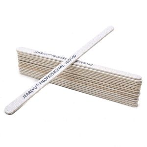 10/50Pcs Strong Thick Wood Nail File Grit 100 180 240 Lima Buffer Manicure File Wooden Sanding Polishing Emery Board Accessory