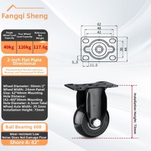 FANGXIANSHENG | Office Chair Universal Caster Swivel Wheel
