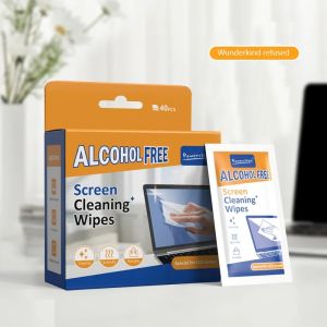 40&30 Pack PC Cleaning Wipes - 2-in-1 Dry and Wet Screen Cleaner Cloths for Cars Phones Tablets Laptops TVs and Monitors