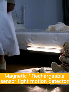 Under Cabinet Lighting Motion Sensor Light Indoor with 3 Color Temps Rechargeable Under Counter Lights for KitchenDimmable Closet Lights Battery Operated Motion Sensor Light Indoor