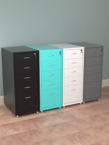 Metal File Cabinet With Drawer/lock /Wheels Mobile Office Storage Large capacity /steel cabinet/office cabinet