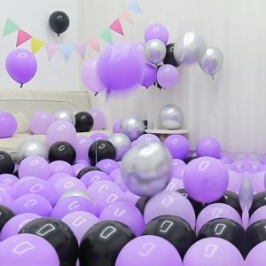 40pcs Pastel Purple Balloons Decoration Set 12inch Lavender Theme Latex Balloon Garland Arch Kit Violet Color Macaroon Balloon For Baby Shower Birthday Wedding Valentines Party Decor