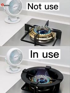 Alas Tatakan Besi Tungku Kompor Bulat ANTI ANGIN Anti Slip Universal Stovetop