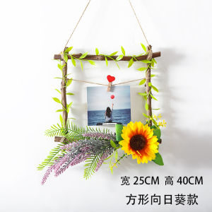 Wall Decorative Plant Branches Hanging Ornaments for Kindergarten Homestay Tea Shop Decorative Rural Style Floral Shapes
