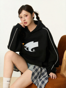 Gbiaior | Vintage Hooded Oversized Sweatshirt