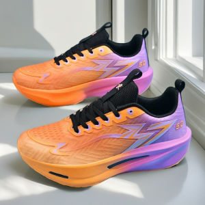 Breathable Shock Absorption Lightweight Purple Childrens Running Shoes