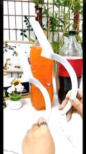 Mineral Water Beverage Bottle Universal Water Pouring Handle Cola Guide Nozzle Dining Party Sharing Beverage Handle Tool