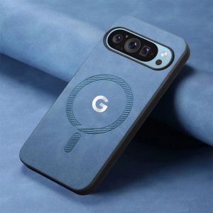 Fashion Skin-friendly PU Leather Slim Case For Google Pixel 11 10 9 Pro XL 8 7 9A 8A Magnetic Charge Full-Pack Shockproof Cover