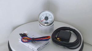 ELING 52mm GPS Speedometer 30K 60K 80K 120K 200K Odometer Tripmeter with GPS Antenna 7 Colors Backlight for Truck Boat 9-32V