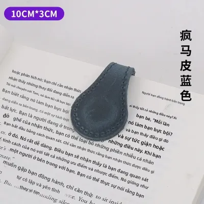 Dấu Trang Bằng Da Từ Tính Kẹp Sách Đa Năng Đánh Dấu Trang Đọc Sách Phụ Kiện Sáng Tạo Cho Sách