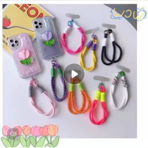 Unique Hand-Woven Rope Mobile Phone Pendants Vibrant Colorful Accessory for Personal Style Charm