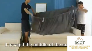Sofa Cover 1/2/3-Seater Premium Quality Printed Stretch Slipcover Durable with 1PCS Pillowcase