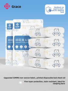 GRACE | Travel Use Thick Bed Sheet Set