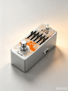 AMUZIK LEF-317A Guitar Equalizer Pedal 5-band Parametric EQ Guitar Effect Pedal Frequency Compensator ±18dB Range for Mini Size
