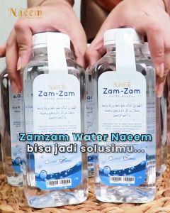 Air Zam-Zam 1 Liter Isi 100% Asli Tidak Dicampur