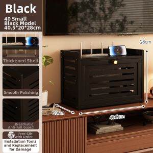 TUOJUE | Storage Organizer and Cover for Router Wi-Fi Box